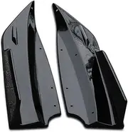 daili Store 2X Compatible with MG GT MG5 2021-2022 2023 Car Retrofit of Carbon Fiber Rear Lip Small Bumper and Anti Friction Strip at The Rear Corner (Color : Black)