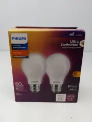 Philips 573436-8a19/per/ud/fr/g/e26/wgd 4/2pft20 A19 A Line Pear Led Light Bulb