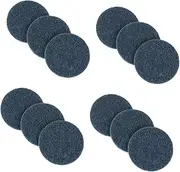 TIDTALEO 50pcs Nylon Torque Sand Discs for Polishing Wheel Wool Pad Backing Pad for DIY Metal and Tile High Stability Wear Resistant Lightweight Design Random Color