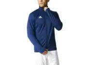 ADIDAS BOYS TIRO 17 TRG JKTY NAVY BLUE JACKET YOUTH SIZE SMALL CLIMALITE