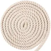 Macrame Rope 10mm Cotton Cord 3/8 Inch Thick Twisted Rope for MacramÃƒÂ© Craf...