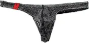 [Generic] Mens Sexy Bling Mesh Thong See Through G-Strings Low Rise Briefs Bikini