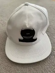 NWT! Celine Casquette US Cripy Smiley Cotton Cap White Size L
