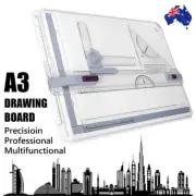 A3 Drawing Board Table with Parallel Motion and Adjustable Angle Drafting AU