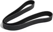 1PC S5M Timing Belt Closed Loop Black Rubber Toothed Belt 5mm Pitch Width 15/20/25mm Length 180/195/225/250/255/260/275/280(S5M195mm,25mm)