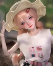 1/4 BJD Doll SD 小卷 B -Free Face Make UP+Free Eyes