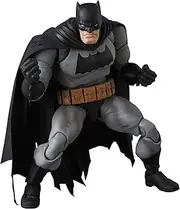 MEDICOM TOY Batman MAFEX Action Figure, Based on DC Comics The Dark Knight Returns, Highly Articulated, Poseable Cape, Multiple Hands, Two Heads, Stand, Adult, 6x6x8 inches