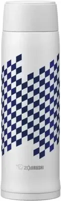 Zojirushi Mahobin Mug Bottle Screw Ichimatsu White 480ml SM-NAE48SA-WZ