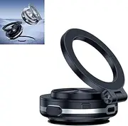 Nixie Phone Holder,Nixie 360 Rotatable Car Magnetic Phone Holder,Electric Vacuum Magnetic Suction Car Phone Moun (Black)