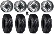 Method 411 15" Wheels Ti (5+2) 30" Intersect Tires Can-Am Commander Maverick