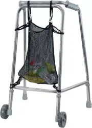 Walking Frame Storage Bag - Practical Net Pouch for Zimmer Frames or Walkers
