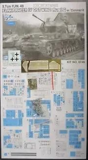 Dragon 1/35th Scale Flakpanzer IV Ostwind - Decals & PE Parts from Kit No. 6746