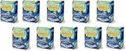 Dragon Shield Matte Blue Standard Size Card Sleeves Display Box [10 Packs]
