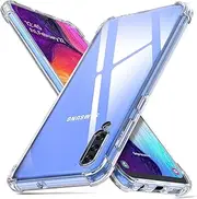 DN-Technology® Samsung Galaxy A50 Case, Clear Shockproof Bumper Case with Soft TPU Silicone Case Cover[Drop Protection] Crystal Gel Case Skin for Galaxy A50 - Transparent