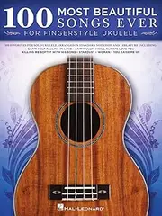 Hal Leonard 100 Most Beautiful Songs Ever for Fingerstyle Ukulele Book, Multicolour, 239978