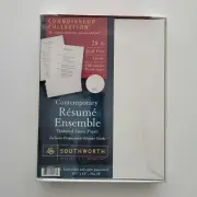 Southworth Connoisseur Collection Contemporary Resume' Ensemble #10 NIB
