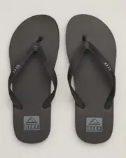 [Reef] Reef Men's Seaside Flip Flops Slippers in Black Size 11 11 Black