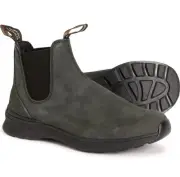 Blundstone 2143 Chelsea Boots Rustic Black Grey Nubuck Leather Pull On Size 7 US
