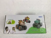 3 Pack Monster Truck Toy Set Friction Powered Pull Back Push and Go Car Toys New