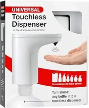 First Safety Touchless Pump for Liquid Hand Soap and Hand Sanitizer (Pack of 2)