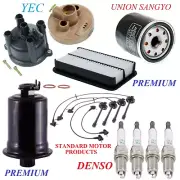 Tune Up Kit Filters Cap Wire Spark Plugs FOR TOYOTA CELICA L4 2.2L 1990-1991 (for: Toyota)