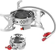 Camp Stove - Lightweight Folding Burner Stove | Compact Multi-Functional Lightweight Cooker for Beach Adventures Outdoor Fishing Picnics Hiking Survival Tools Backyard Trips