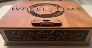 Hand Made Custom The Wheel of Time Themed Wooden Keepsake Laser Etched Box