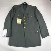 US Army MANS POLYESTER WOOL TROPICAL AG 344 CLASS 3 Uniform 43R Green Jacket NEW
