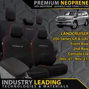 Toyota Landcruiser 200 Series GX/GXL Premium Neoprene Bundle - (Front, Rear + Console Lid) (Made to Order)