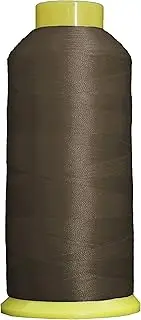 [Threadart] Large 5000m Cones Polyester Machine Embroidery Thread | Huge 5000M (5500 Yard) Cones 40wt | for Brother Janome Bernina Embroidery & Sewing Machines | Taupe No. 418