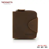 在飛比找樂天市場購物網優惠-【vensers】小牛皮潮流個性皮夾~真皮短夾 素色短夾 對