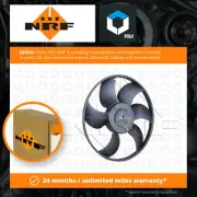 Radiator Fan fits RENAULT CLIO Mk2 1998 on Cooling NRF 7701043943 7701043945 New