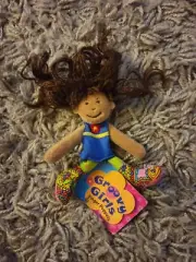 Vintage 2000 Manhattan Toy Co Groovy Girl Jacinda Finger Puppet Plush Doll 6"