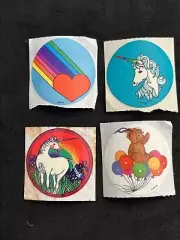 Lot Of 4 Vintage 80’s RPP Stickers