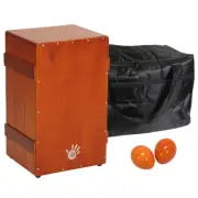 Flamenco Crate Cajon, Mahogany Stain with Bag & Shakers