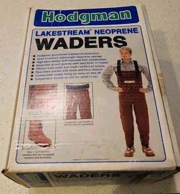 Hodgman Caster Neoprene Sponge Fishing Waders Style 13440-M New In Open Box