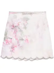 [ZIMMERMANN] Crush mini skirt 2 Pink