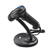 NETUM F5 1D Laser Wired Handheld Barcode Scanner with stand