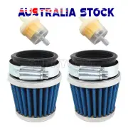 2x 38mm Air Filter Pod Cleaner 110cc 125cc Motorcycle PIT Quad Bike ATV Buggy