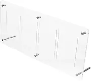 ibasenice Baseball Card Display Rack Game Card Display Organizer Acrylic Display Stand Trading Card Holder Stand 4 Slots