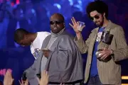 Gnarls Barkley Danger Mouse Cee Lo Green receive the Furure Sounds- Old Photo