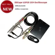 DSCope U2P20 2CH Oscilloscope Supports 50MHz Bandwidth 200MSa/s Sample Rate ty2