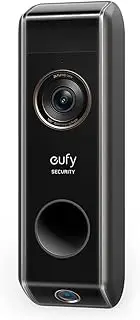 [eufy Security] Video Doorbell Dual Camera (Battery-Powered) Add-on, Dual Motion Detection, Package Detection, 2K HD, Family Recognition, No Monthly Fee