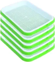 Seed Sprouter Germination Tray 5 Pack BPA Free Nursery Healthy Wheatgrass Seeds