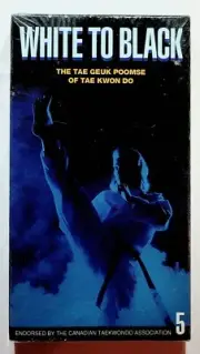 Tae Kwon Do Tae Geuk Poomse White To Black 5 VHS Video Tape SEALED