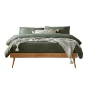 Franki King Hardwood Bed Base | Natural