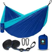 YQQZQ Camping Hammock with Ropes,Lightweight Parachute Tree Hammock Tent for ...