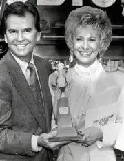 Dick Clark & Tammy Wynette 1991 Old Photo