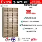 Artiss 528 DVD 1116 CD Storage Shelf Media Rack Stand Cupboard Book Unit Oak New