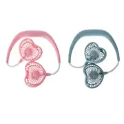 USB Mini Fan Cooling Fan Hanging Neck Fan for Studying, Working,Cooking